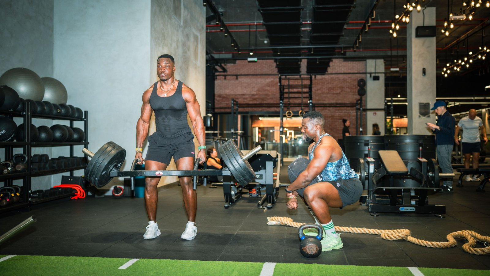 Strength training session